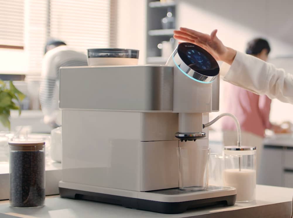 Coffee equipment installation by technician