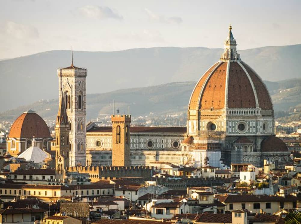 Vista de Florencia, Italia, donde se fabrican los molinos Eureka