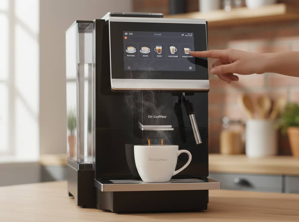 Imágen de detalle de tecnología interna de Dr. Coffee