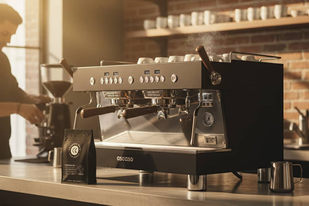 Coffee machine installation